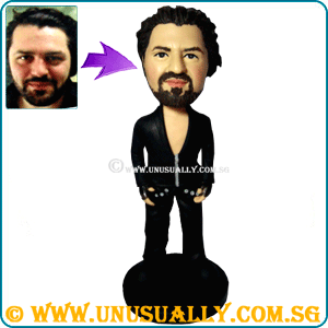 Custom 3D Caricature Sturdy Male Fashionable Figurine